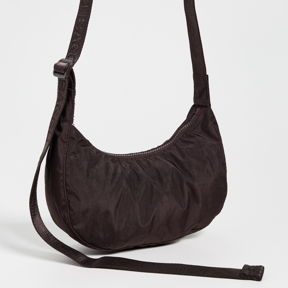 Baggu Chocolate Plum small nylon crescent - Picture 4 of 5